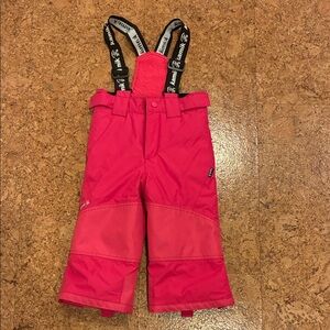 Kamik Pink Kids Overalls with Suspenders